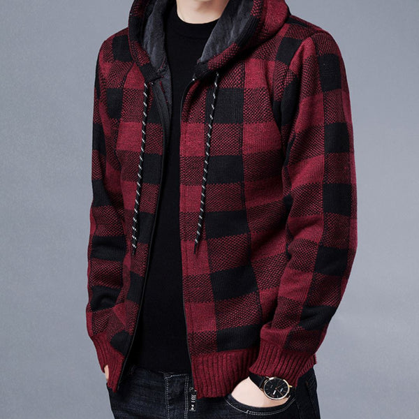 Blusa Masculina Flanelada com Capuz