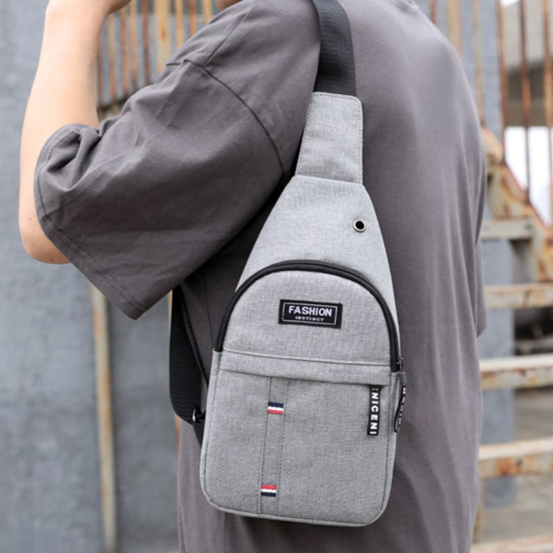 Bolsa Transversal Masculina Multifuncional