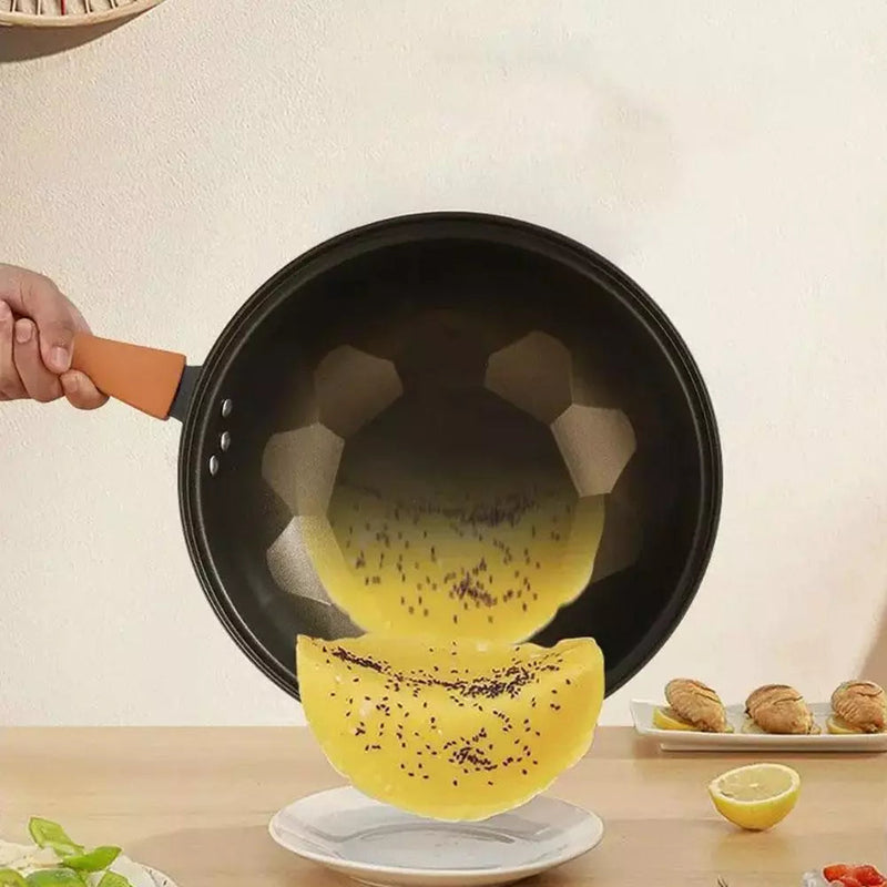 [Leve 2 Pague 1] Frigideira Wok de Cerâmica Multifunções 8 em 1 à Prova de Explosões + BRINDE: Kit Utensílio