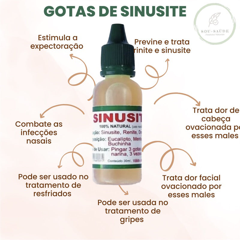 [PAGUE 1 LEVE 5] Remédio Natural - Alívio Instantâneo para Sinusite e Rinite - Extrato de Eucalipto